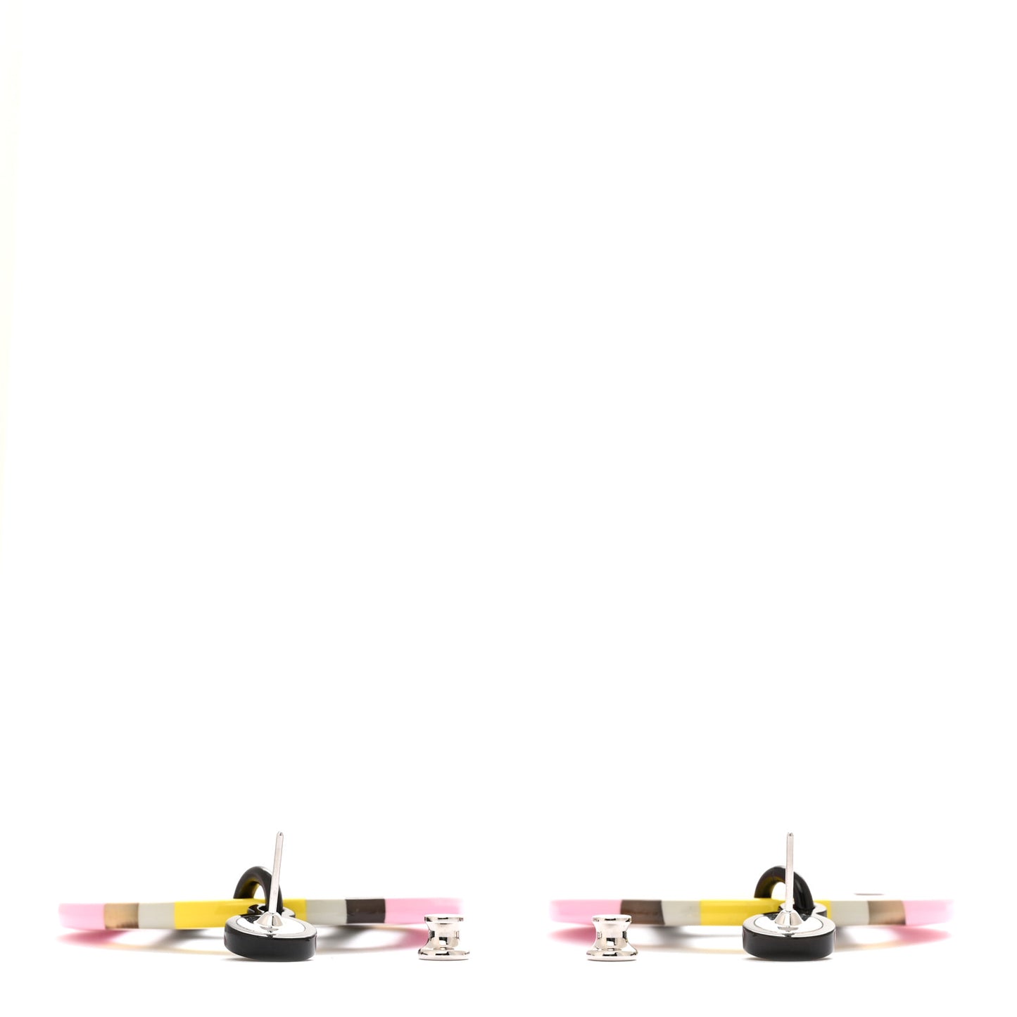 Lacquered Horn H Equipe Earrings