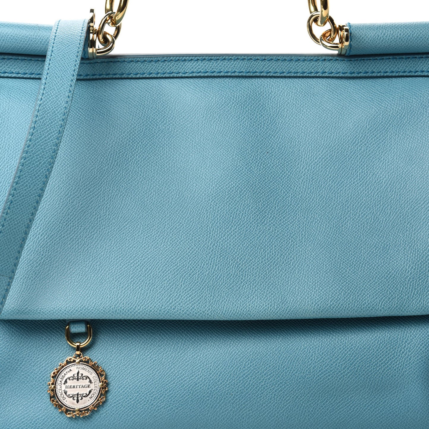 Dauphine Large Miss Sicily Satchel Light Blue