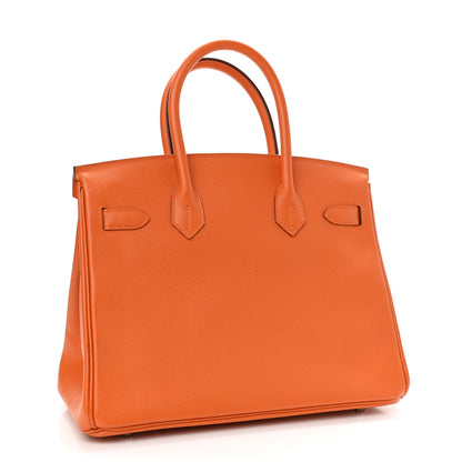 Hermes Epsom Birkin 30 Orange 3 of 13