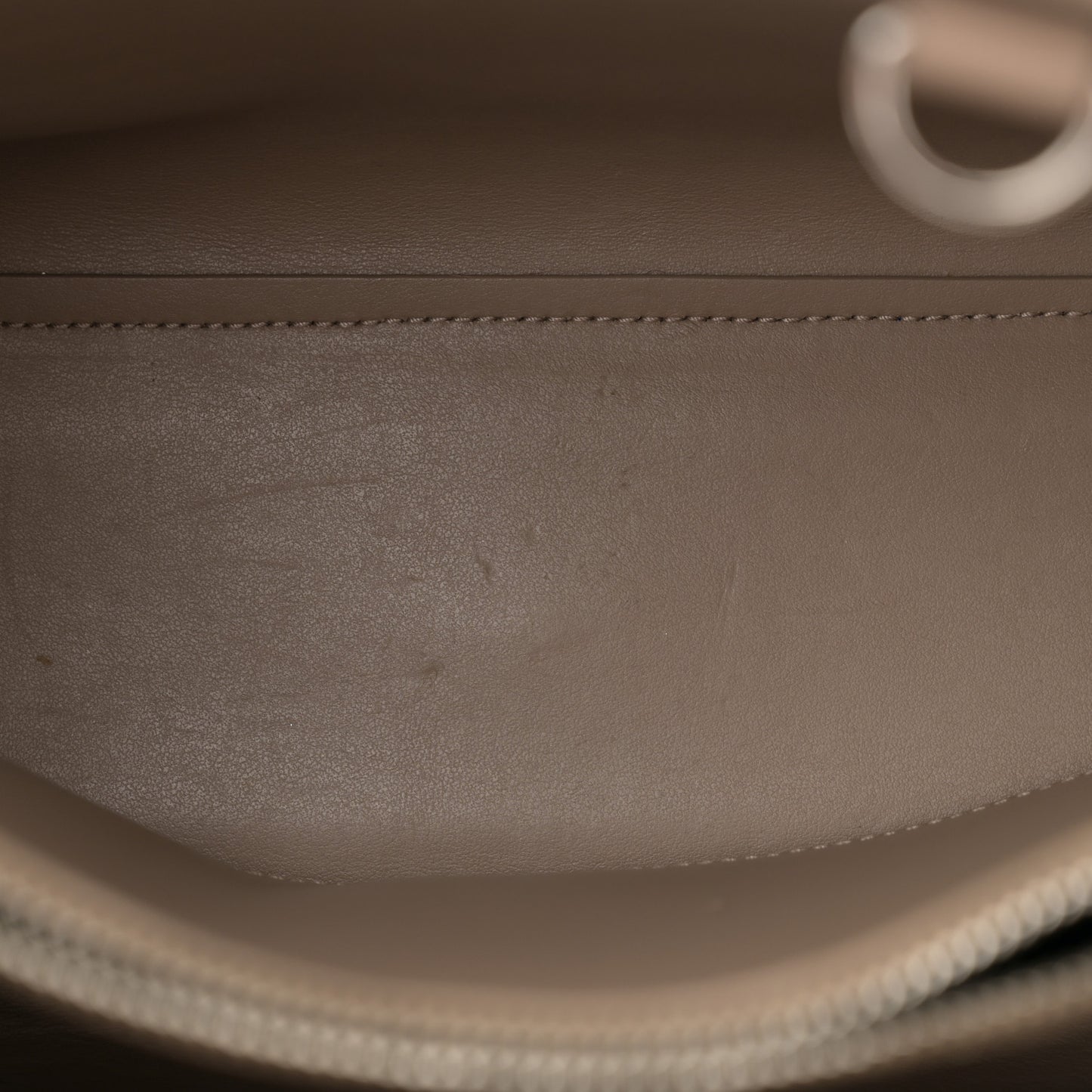 Calfskin Crocodile Embossed Baby Sac De Jour Brown