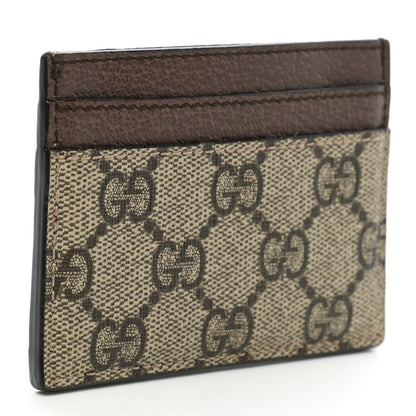 Gucci GG Supreme Monogram Ophidia Card Holder Brown 3 of 7