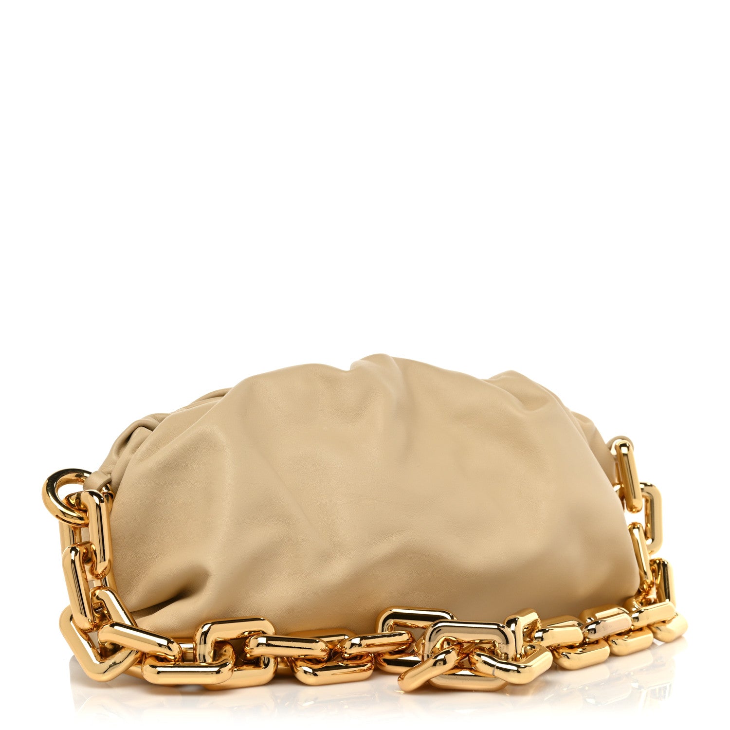 Bottega Veneta Calfskin The Pouch Chain Porridge 3 of 7