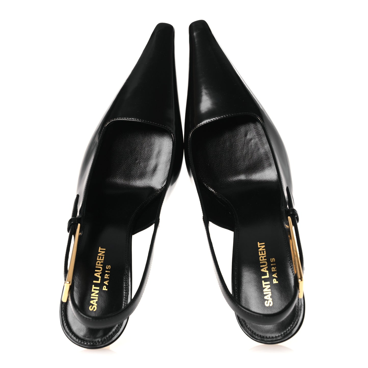 Vitello Marilyn Lee 75 Slingback Pumps 38.5 Black