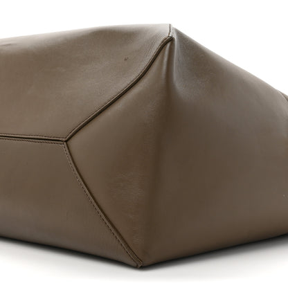 Loewe Shiny Calfskin Large Puzzle Fold Tote Umber Hunter Green 9 of 19