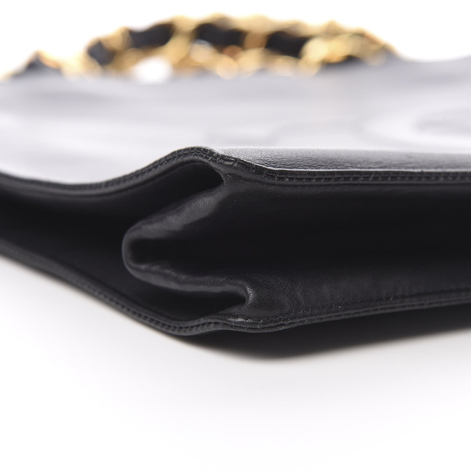 Chanel Lambskin CC Shoulder Bag Black 10 of 13
