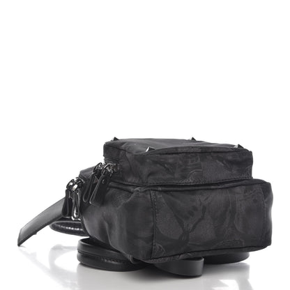 Valentino Garavani Nylon Camubutterfly Mini Backpack Black 4 of 7