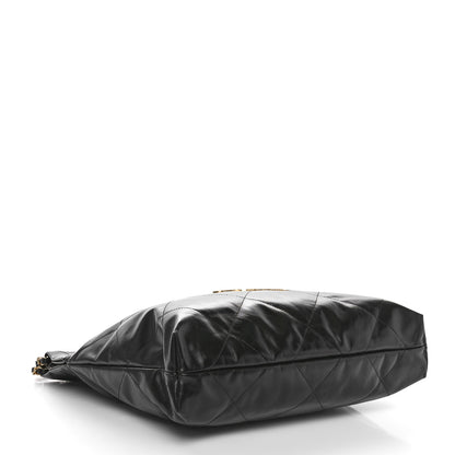 Chanel Shiny Calfskin Quilted Chanel 22 Black 5 of 11
