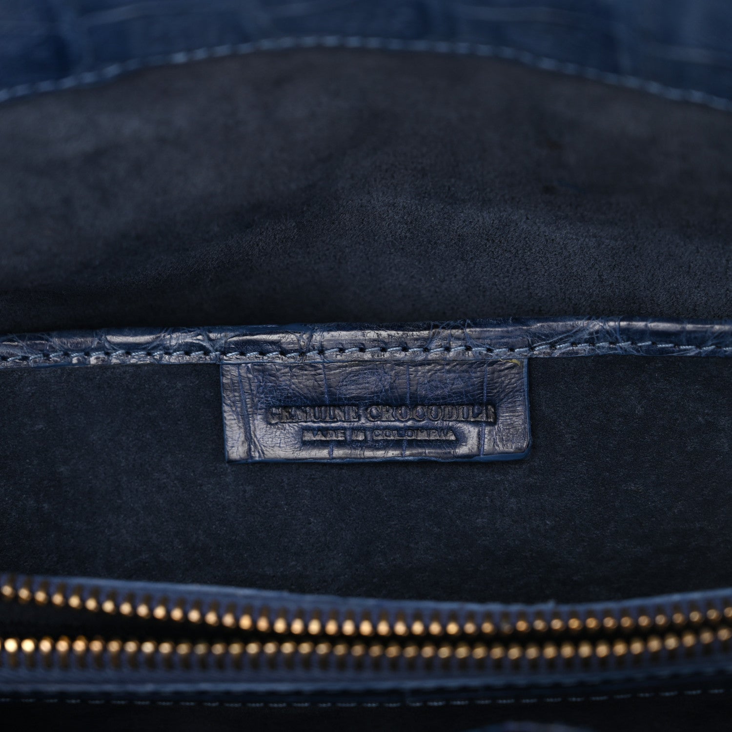 Nancy Gonzalez Crocodile Top Handle Blue 7 of 14