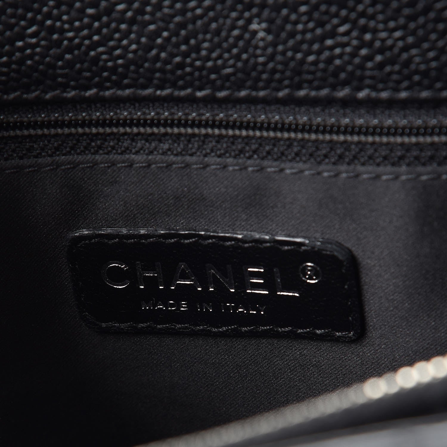 Chanel Caviar Quilted Grand Shopping Tote GST Black 6 of 13