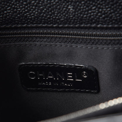 Chanel Caviar Quilted Grand Shopping Tote GST Black 6 of 13