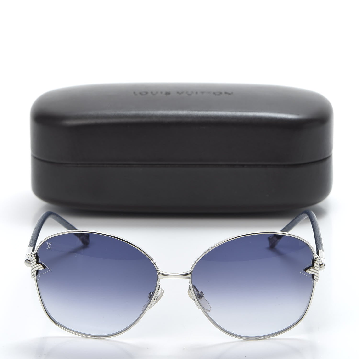 Louis Vuitton Monogram Viola Round Sunglasses Z0465U Navy 8 of 8
