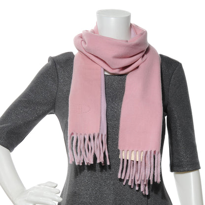 Hermes Cashmere Reversible Evelyne Scarf Rose Pale and Vieux Rose 3 of 7