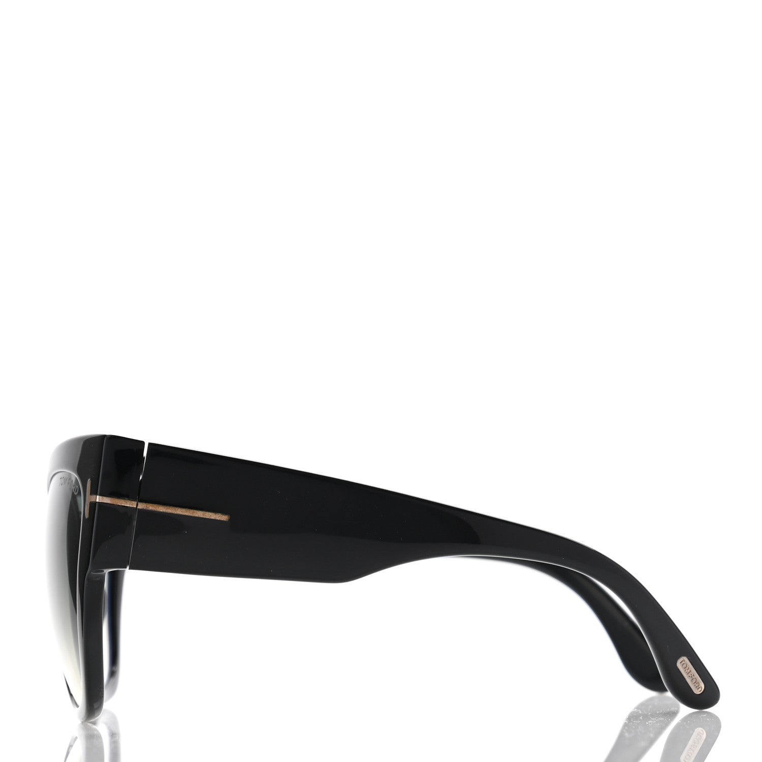 Tom Ford Acetate Anoushka Cat Eye Sunglasses TF371 Black 3 of 9