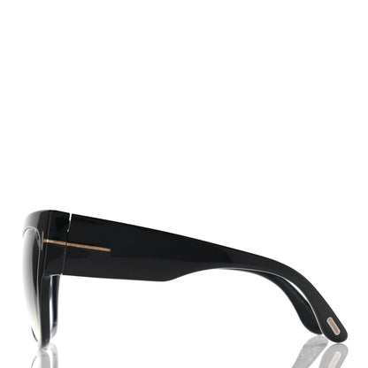 Tom Ford Acetate Anoushka Cat Eye Sunglasses TF371 Black 3 of 9