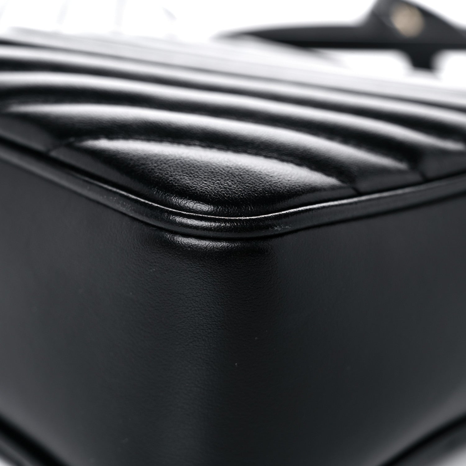 Saint Laurent Calfskin Matelasse Monogram Lou Camera Bag Black 11 of 16