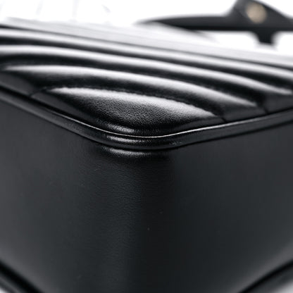 Saint Laurent Calfskin Matelasse Monogram Lou Camera Bag Black 11 of 16