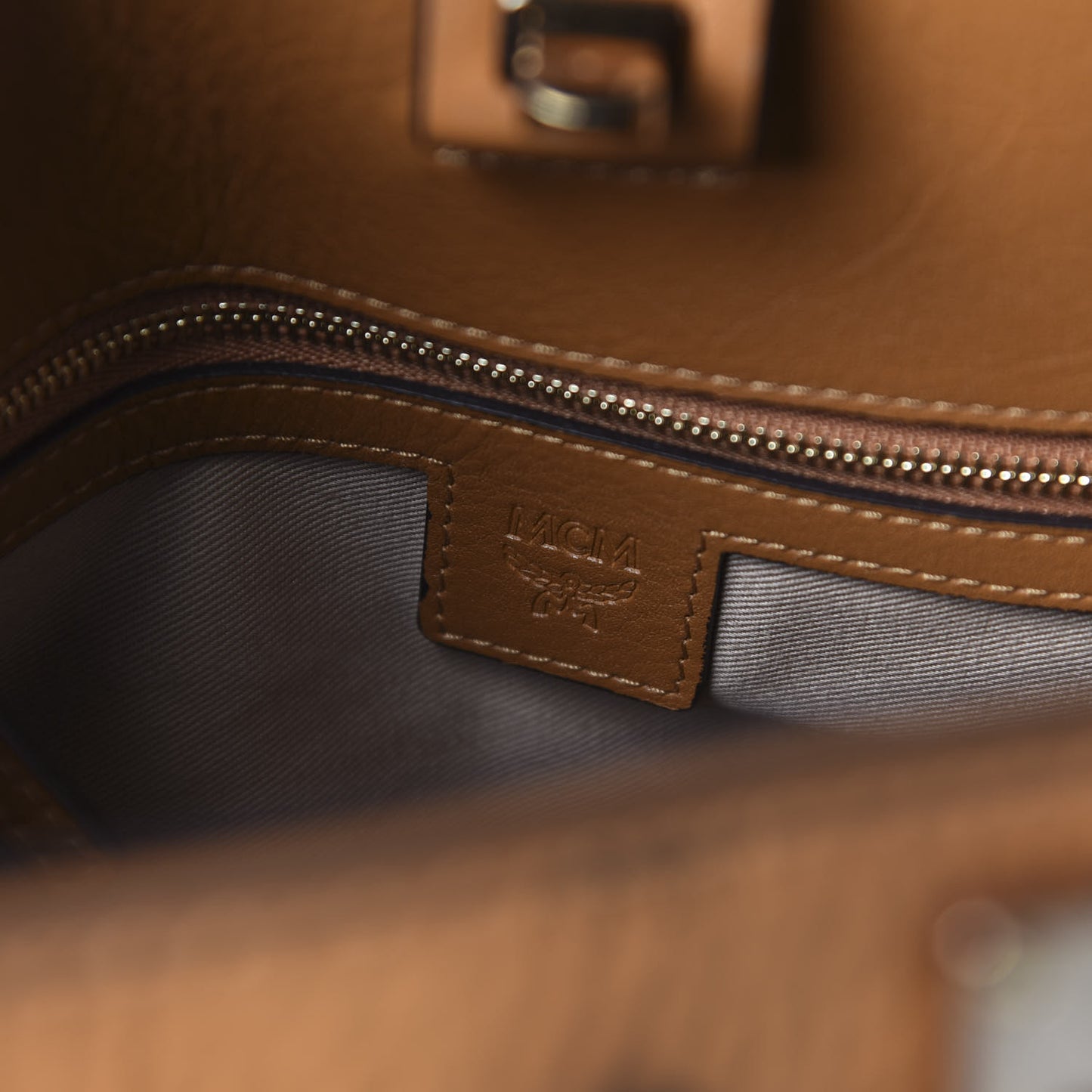 Visetos Large Essential Tote Cognac
