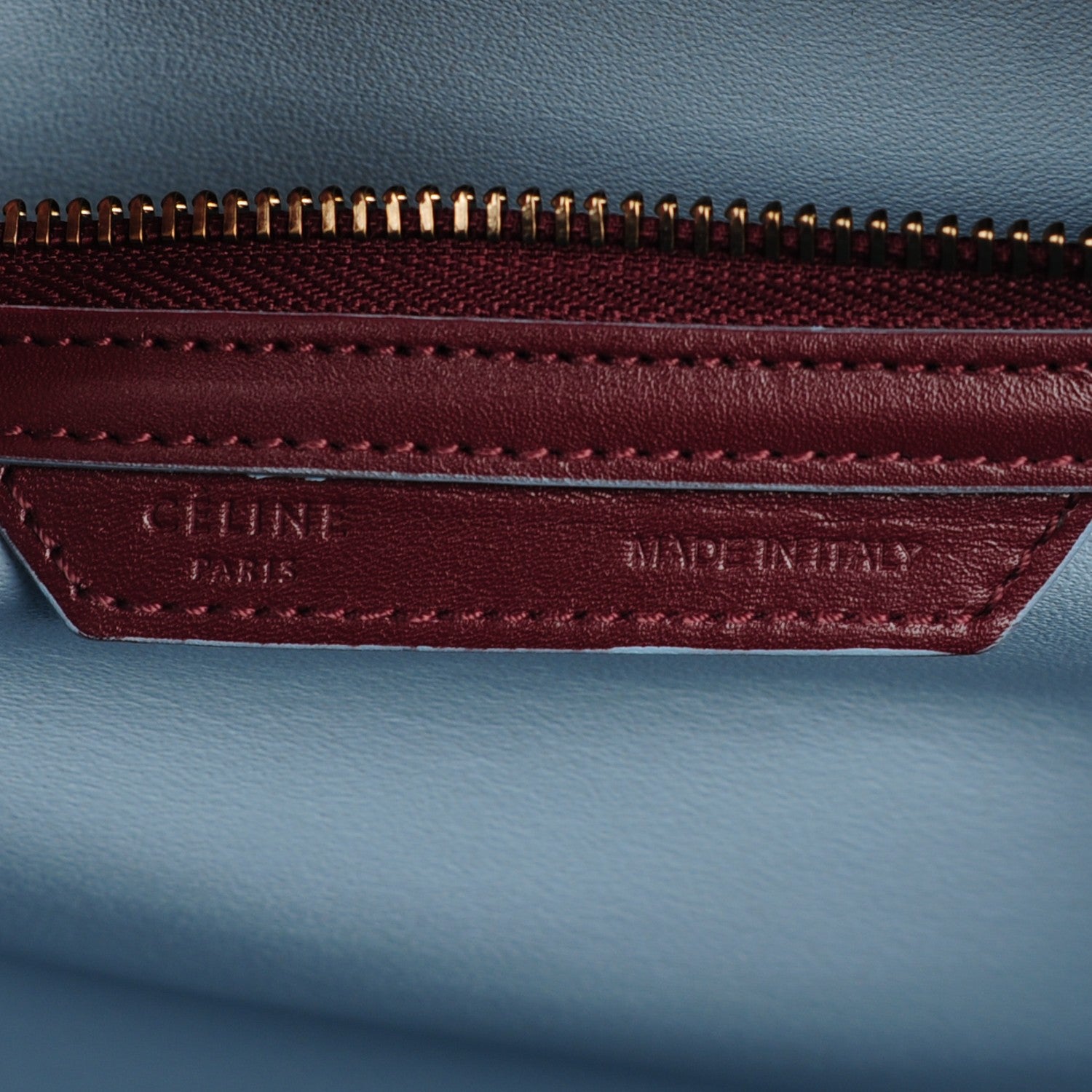 Celine Palmelato Mini Luggage Light Burgundy 7 of 8