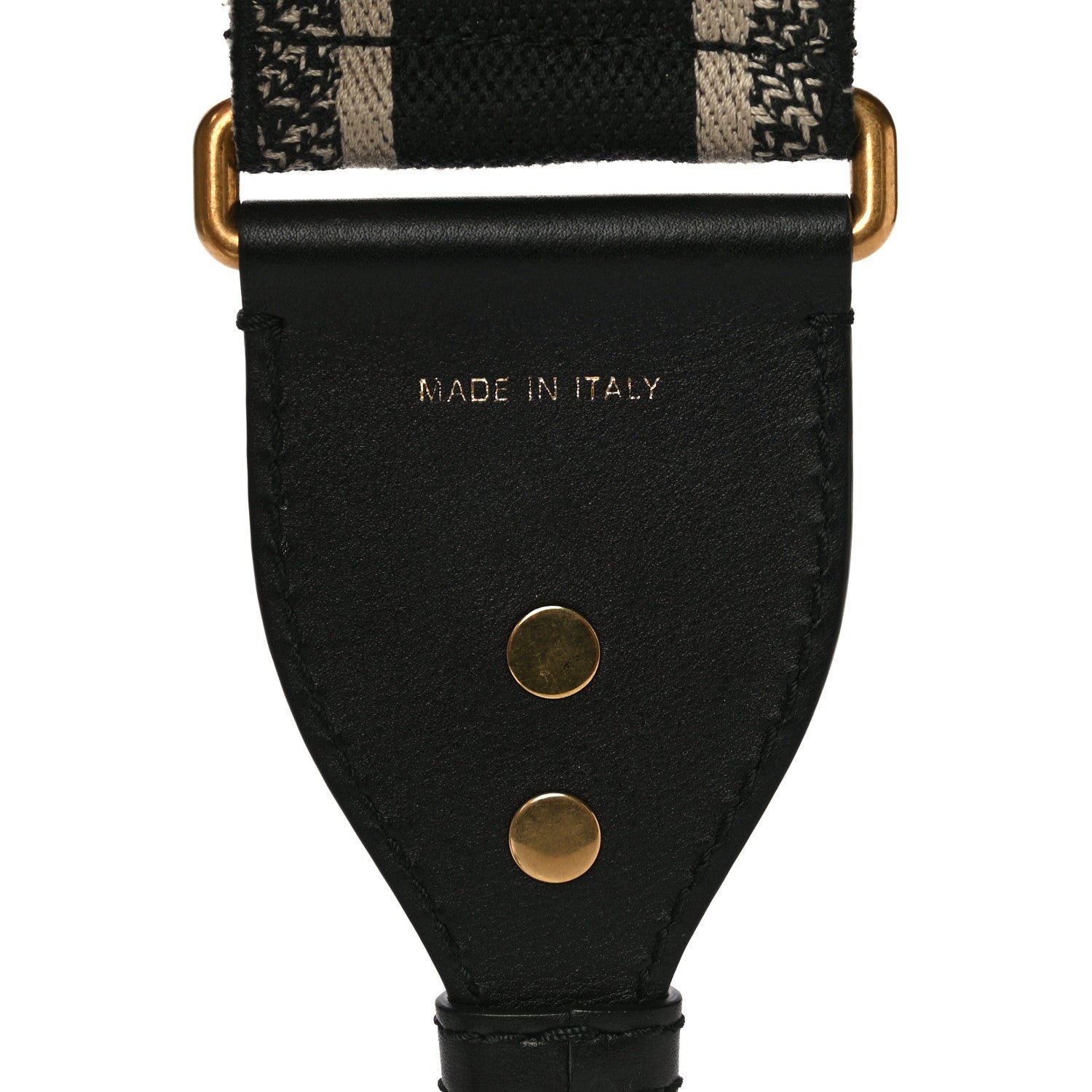 Christian Dior Canvas Embroidered Toile De Jouy Shoulder Strap Black 5 of 10