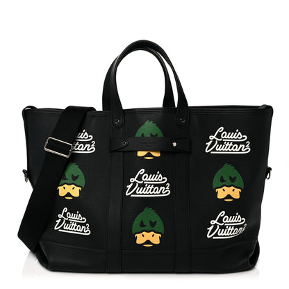 Louis Vuitton X NIGO Taurillon Duck Trolley Tote Black 1 of 8
