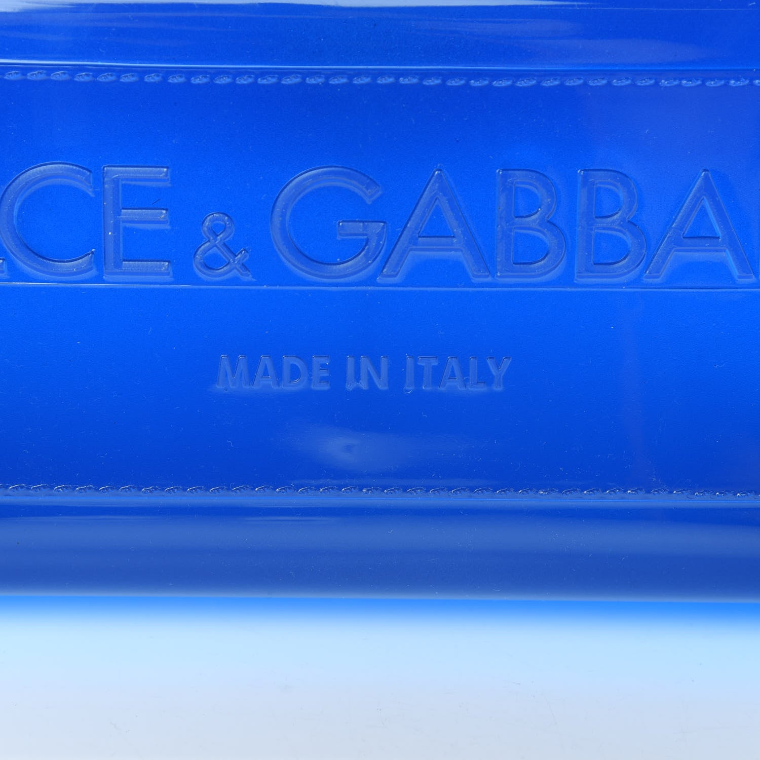 Dolce & Gabbana Rubber Semi Transparent Miss Sicily Satchel Blue 8 of 11