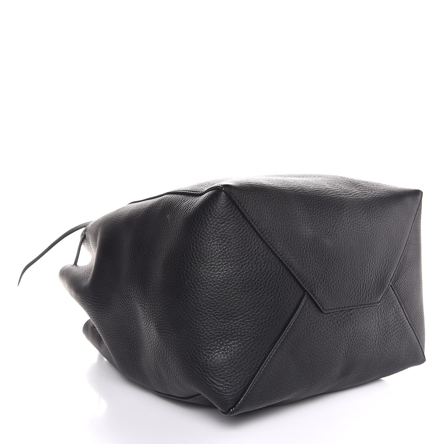 Celine Soft Grained Calfskin Medium Belt Cabas Phantom Black 4 of 9