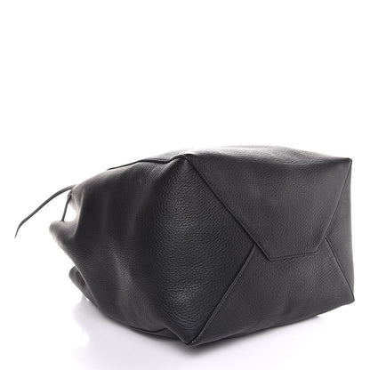 Celine Soft Grained Calfskin Medium Belt Cabas Phantom Black 4 of 9