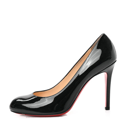 Christian Louboutin Patent Simple 85 Pumps 37.5 Black 1 of 8