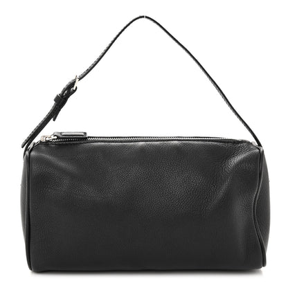 The Row Grained Calfskin 90's Bag Black 1 of 9