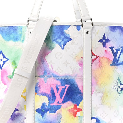 Louis Vuitton Monogram Watercolor New Tote GM Multicolor 8 of 11