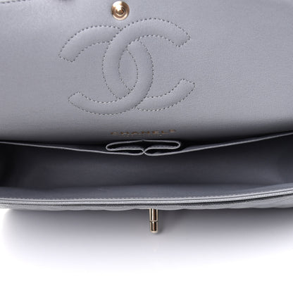 Chanel Caviar Quilted Medium Double Flap Grey 4 of 10