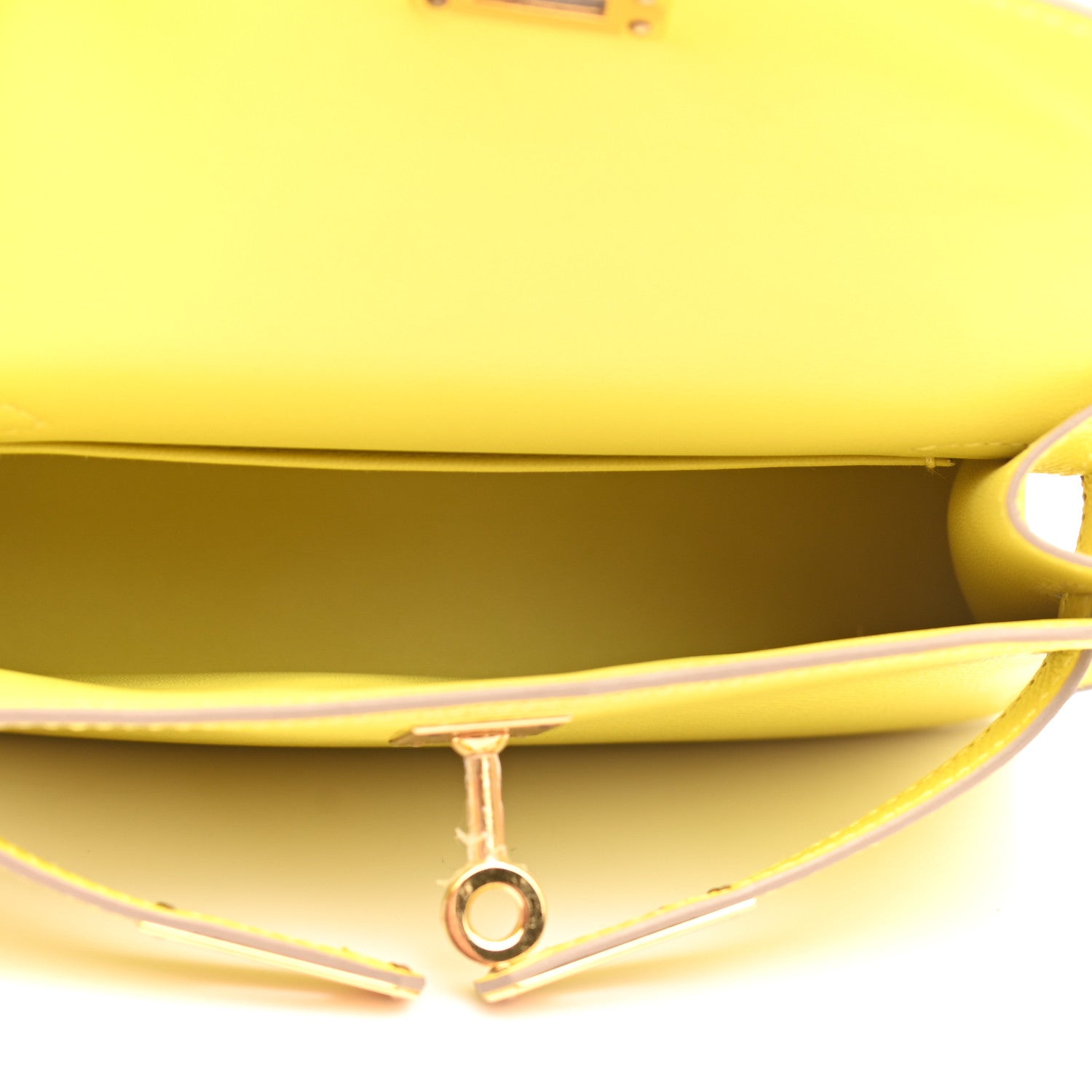 Hermes Epsom Mini Kelly Sellier 20 Lime 5 of 11