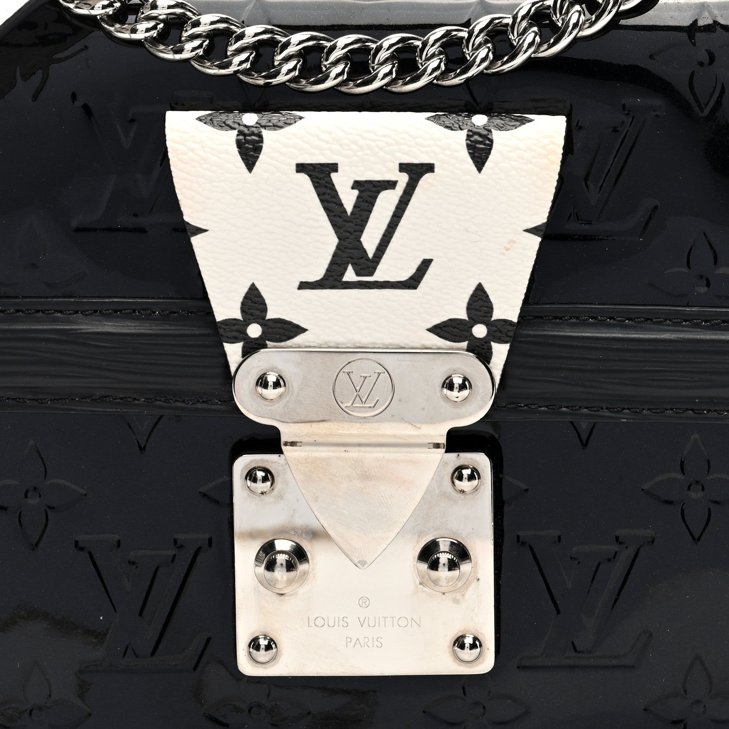 Louis Vuitton Vernis Epi Monogram Wynwood Black White 7 of 9