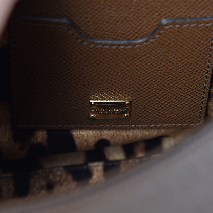 Dolce & Gabbana Dauphine Medium Miss Sicily Satchel Brown 8 of 12