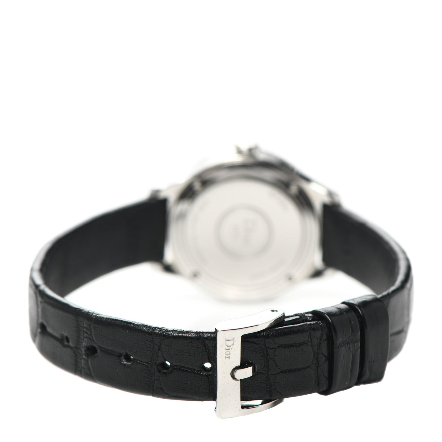 Stainless Steel Alligator Diamond Bezel 25mm Dior VIII Montaigne Quartz Watch