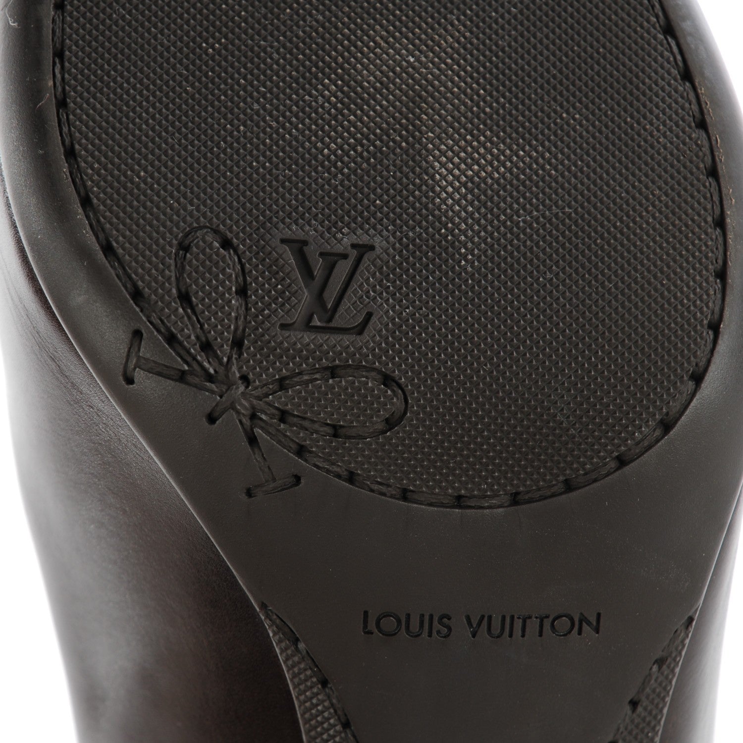 Louis Vuitton Smooth Calfskin Peep Toe Pumps 39 Brown 9 of 10