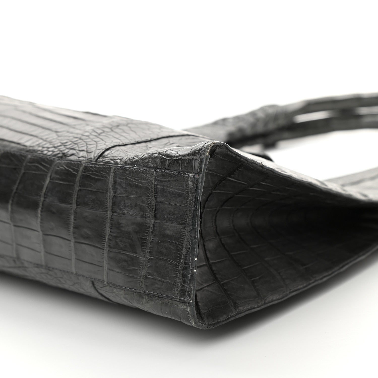 Nancy Gonzalez Crocodile Shoulder Bag Gray 9 of 9