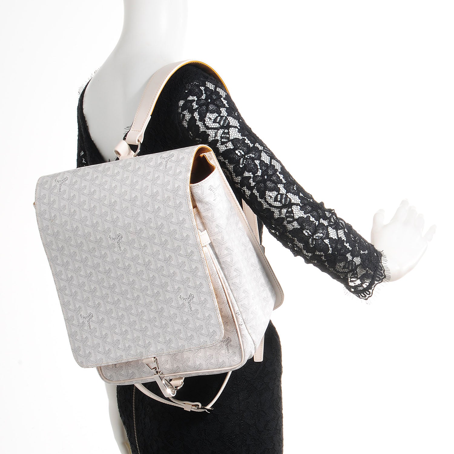 Goyard Goyardine Backpack White 2 of 9