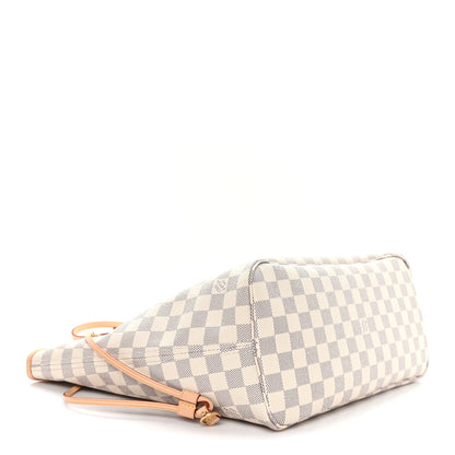 Louis Vuitton Damier Azur Neo Neverfull MM Rose Ballerine 5 of 11