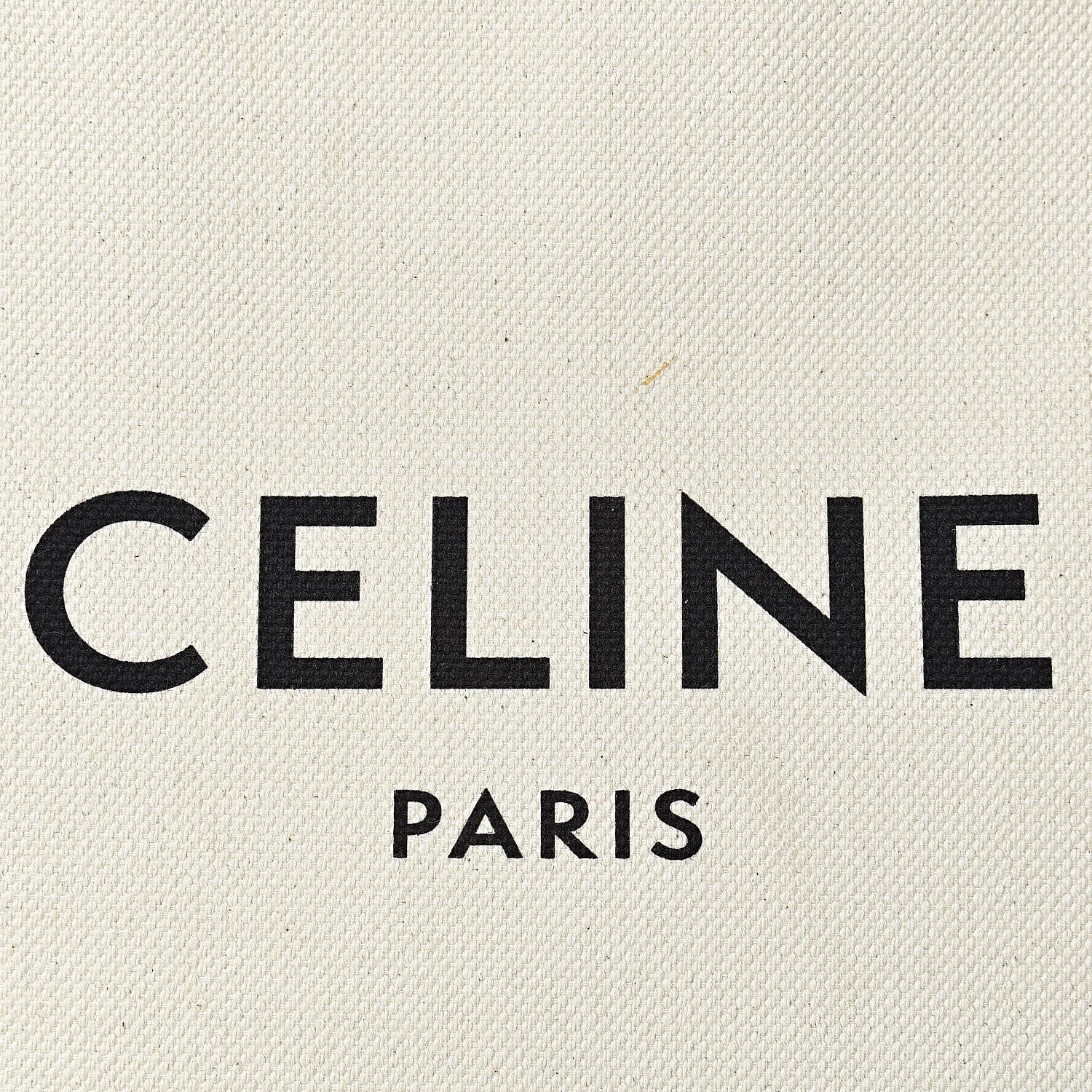 Celine Canvas Calfskin Vertical Cabas Natural Tan 7 of 19