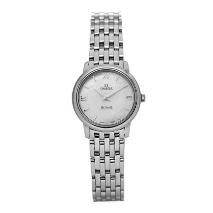 Omega Stainless Steel Mother of Pearl 27mm De Ville Prestige Quartz Watch 424.10.27.60.05.001 1 of 4