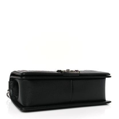 Chanel Caviar Quilted Medium Boy Flap Black 4 of 9