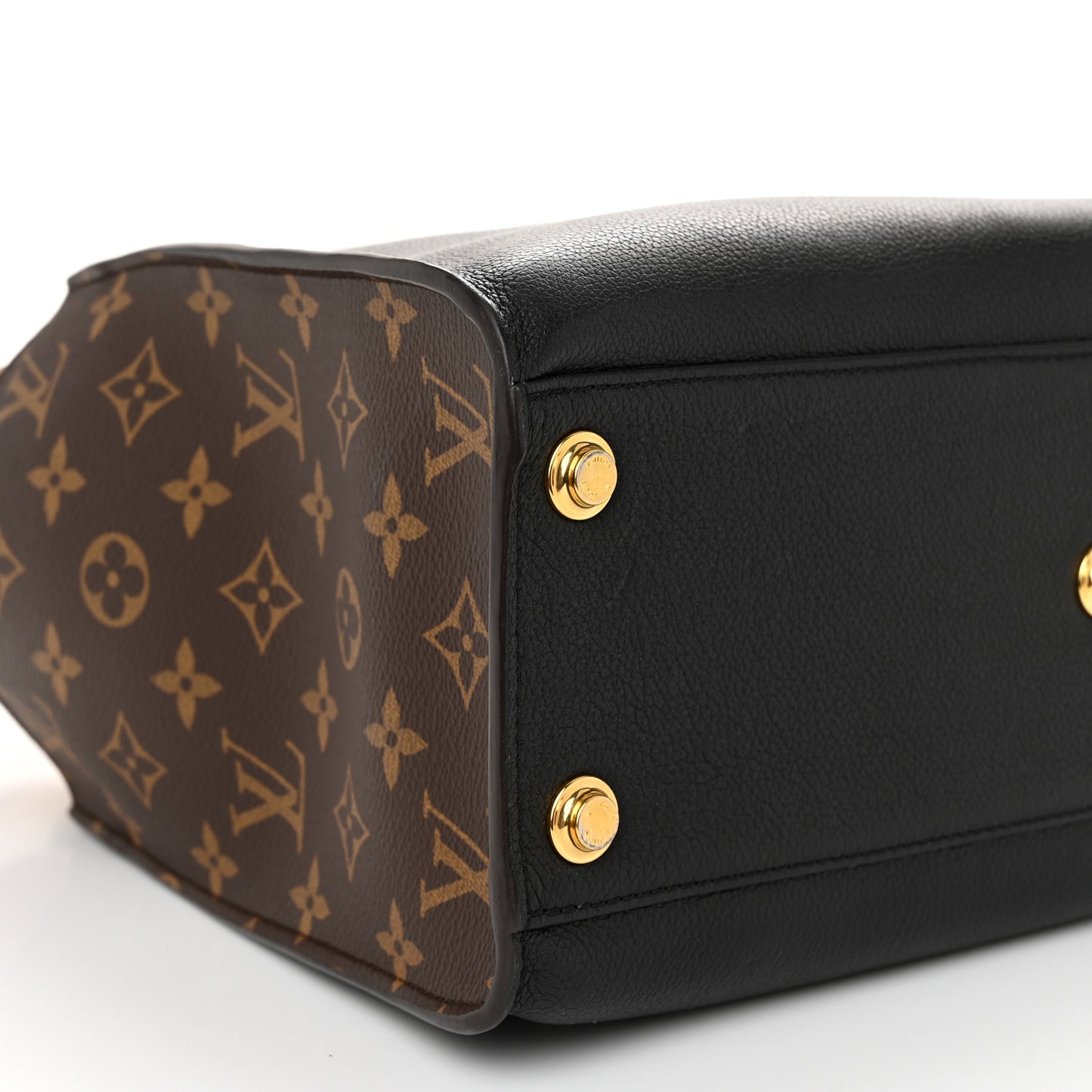Calfskin Monogram On My Side Black