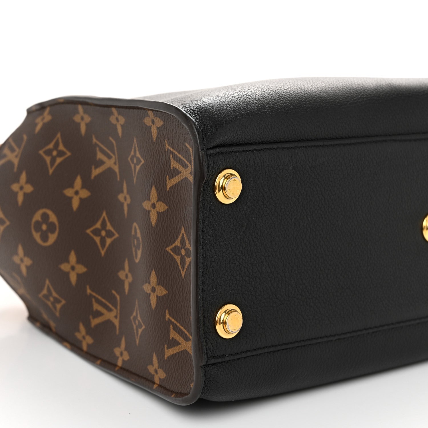 Louis Vuitton Calfskin Monogram On My Side Black 8 of 9