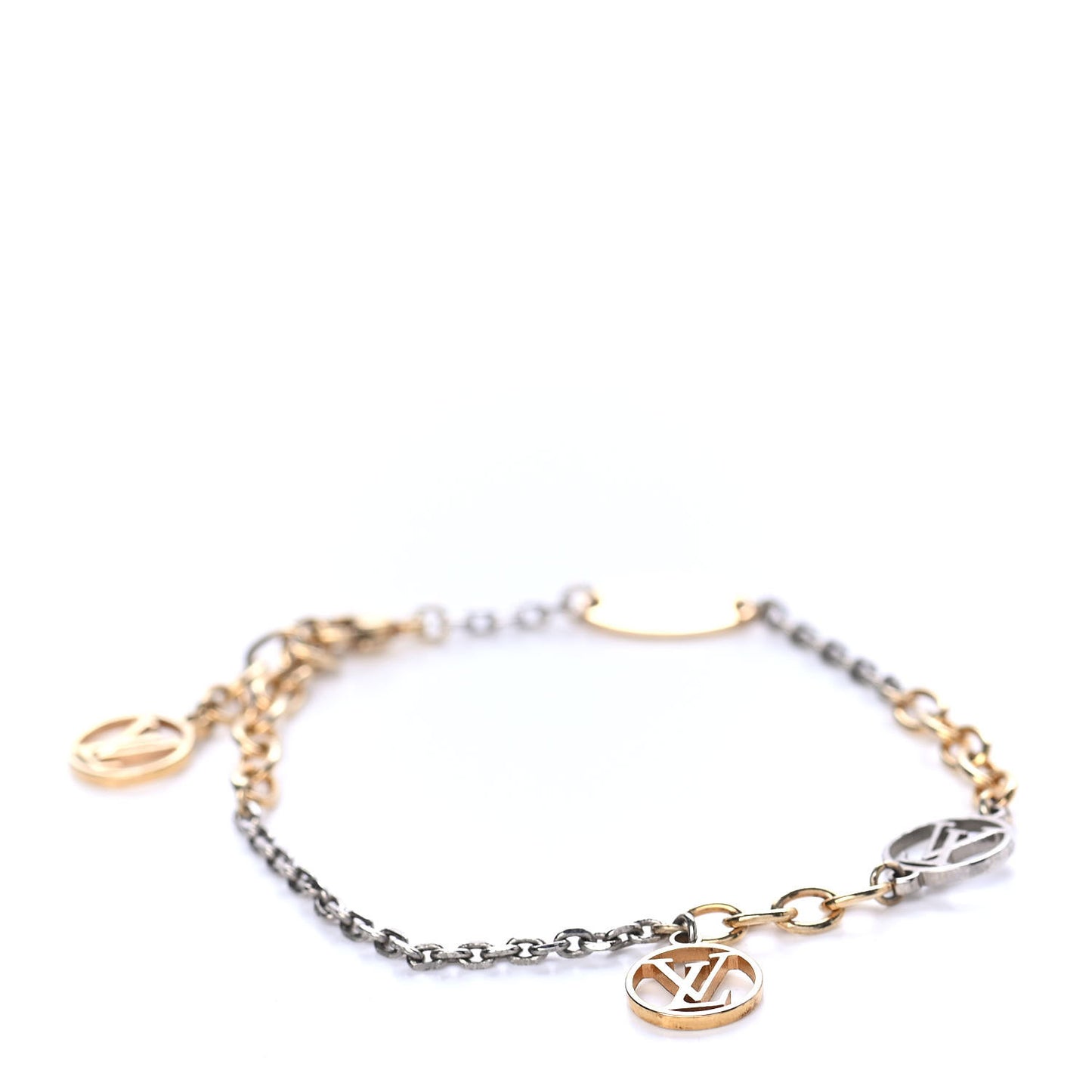 Logomania Bracelet Silver Gold