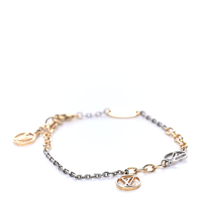 Louis Vuitton Logomania Bracelet Silver Gold 1 of 3