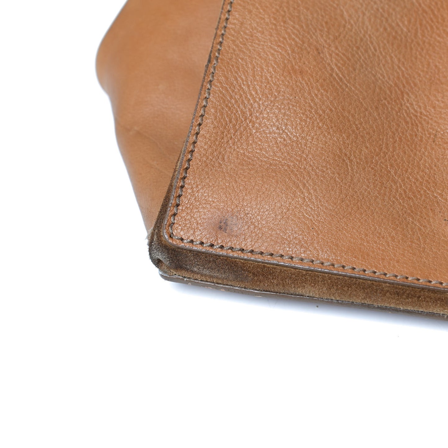 Calfskin Suede Medium Muse Two Brown