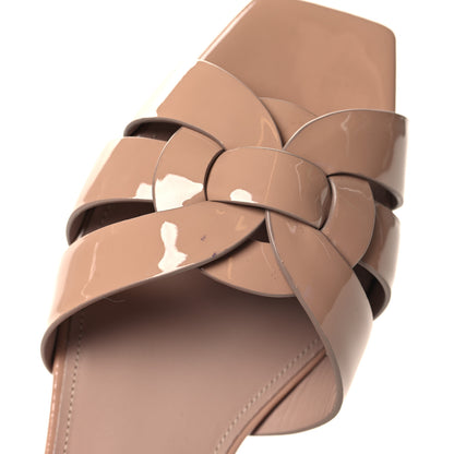 Saint Laurent Patent Tribute 05 Slide Sandals 35 Nude 10 of 11