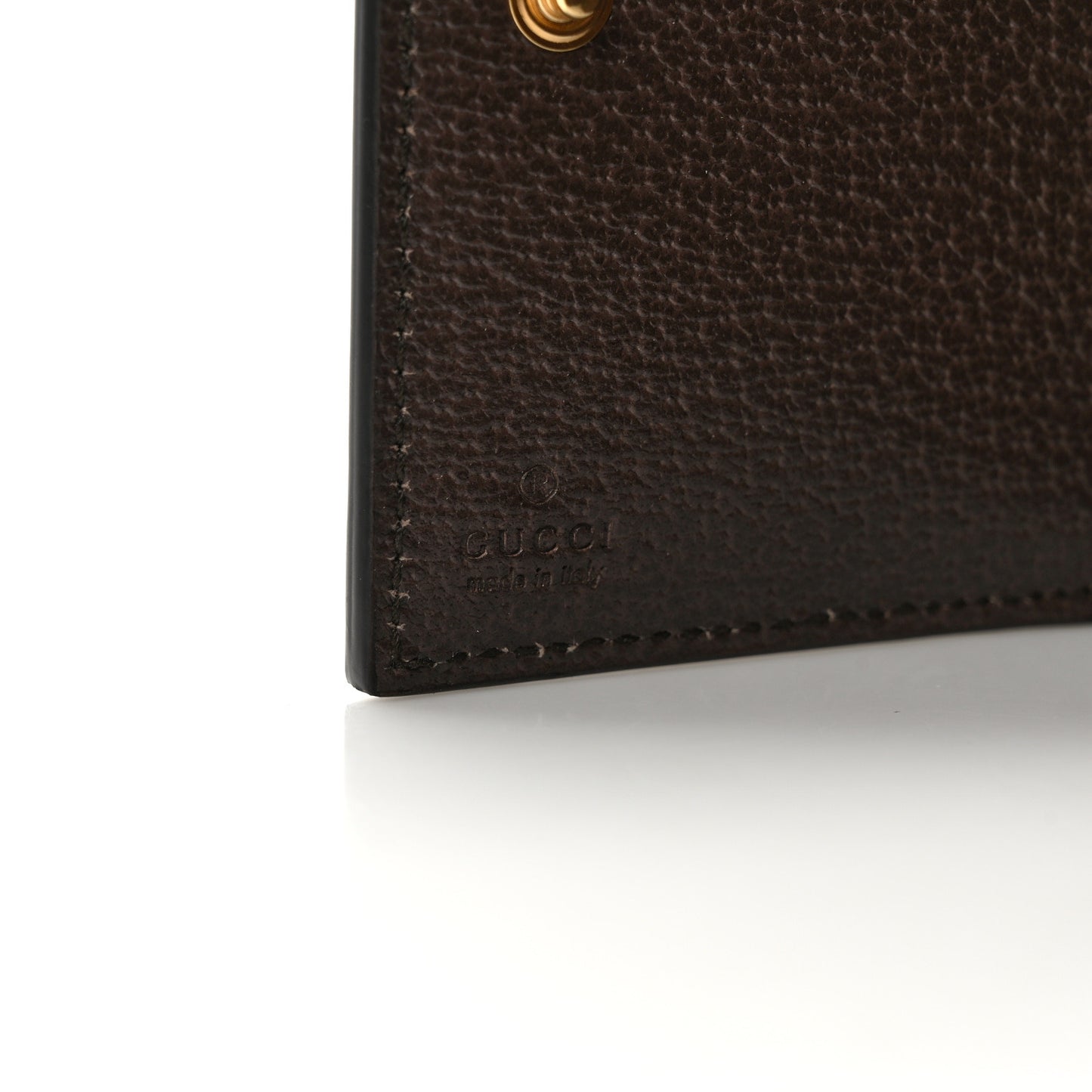 GG Supreme Monogram Web Ophidia French Flap Wallet Beige New Acero