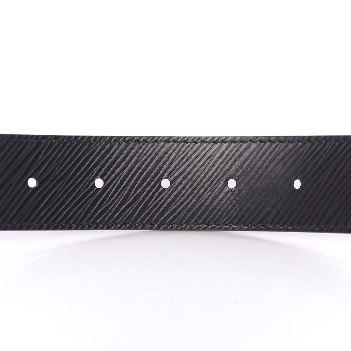 OUIS VUITTON Monogram Epi 35mm LV Circle Reversible Belt 90 36 Black